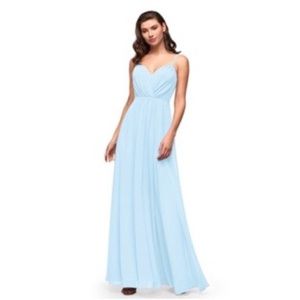 Azazie Lexy Dress Sky Blue NWT